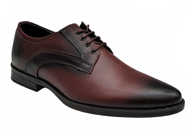Pantofi barbati, eleganti, piele naturala, BORDO, GKR12VIS
